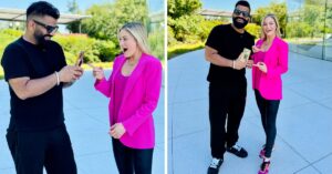 Technical Guruji and iJustine Share a Light-Hearted Moment on Social Media